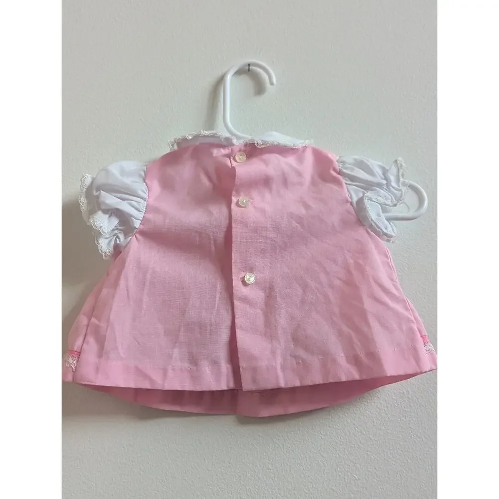 Vtg Cradle Togs Swing Top 3-6m Pink Baby Girl Duck